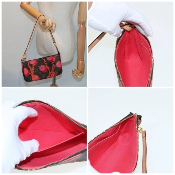 LOUIS VUITTON Monogram La Mage Pochette Accessoires Red - Picture 12 of 15